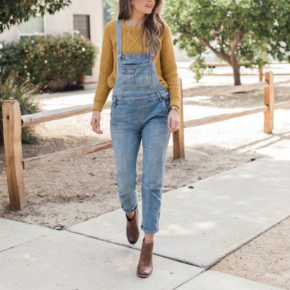 free people slim denim overalls